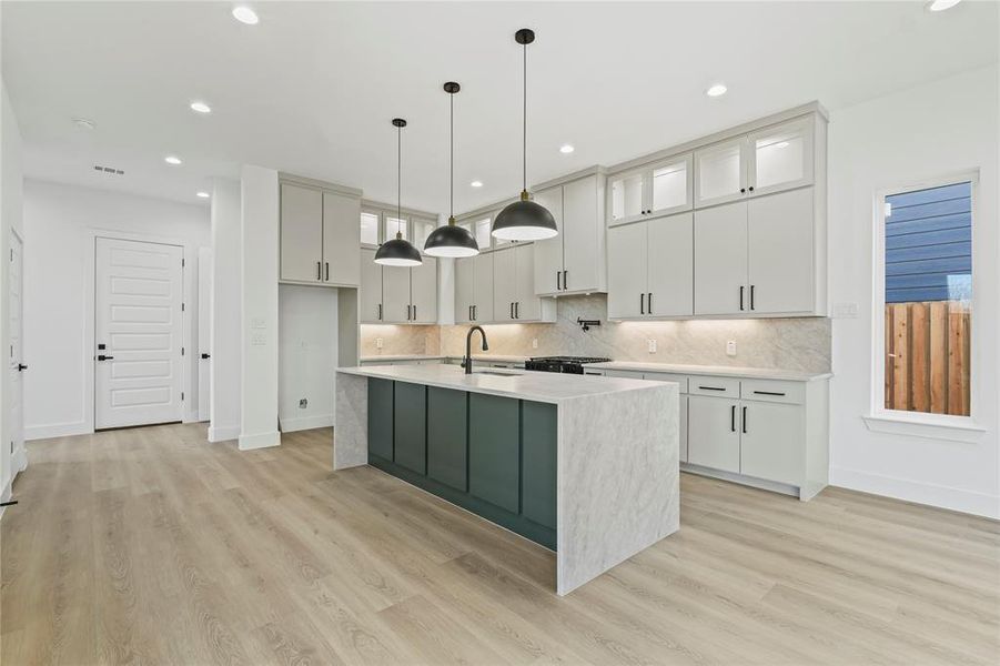 Furnished interior view inside a new home in , Dallas (Image 5). Furnished interior view inside a new home in , Dallas (Image 5).