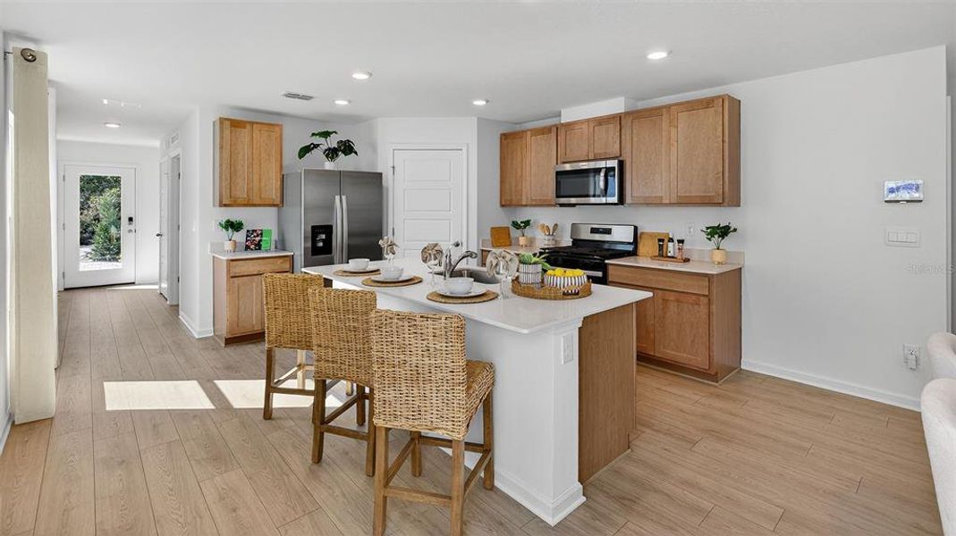 Furnished interior view inside a new home in Grand Reserve, Bunnell (Image 7). Furnished interior view inside a new home in Grand Reserve, Bunnell (Image 7).