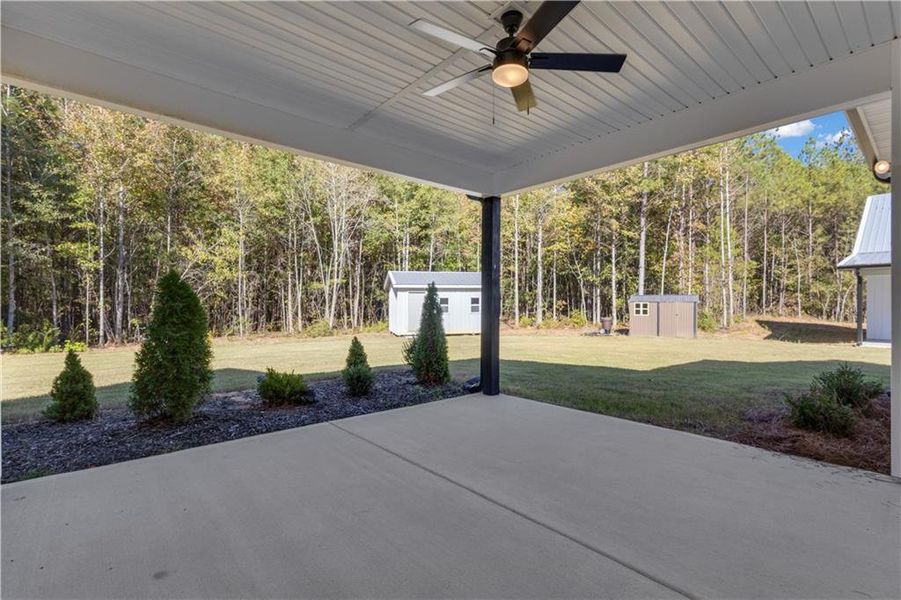 Exterior details and patio area of a home in , Greenville (Image 19). Exterior details and patio area of a home in , Greenville (Image 19).