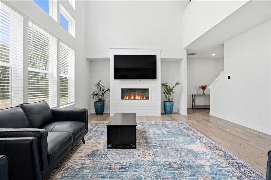 Furnished interior view inside a new home in Ellorie Estates, Dawsonville (Image 22).