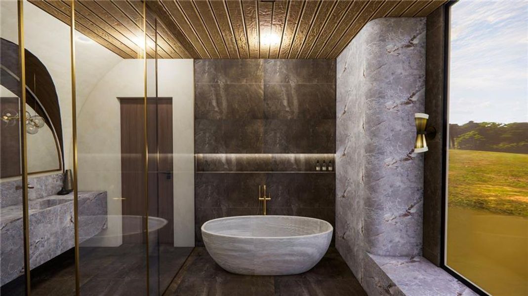 Furnished interior view inside a new home in , Atlanta (Image 10). Furnished interior view inside a new home in , Atlanta (Image 10).