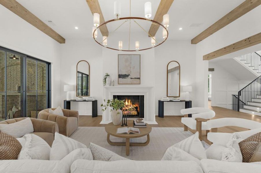 Furnished interior view inside a new home in , Alpharetta (Image 49).