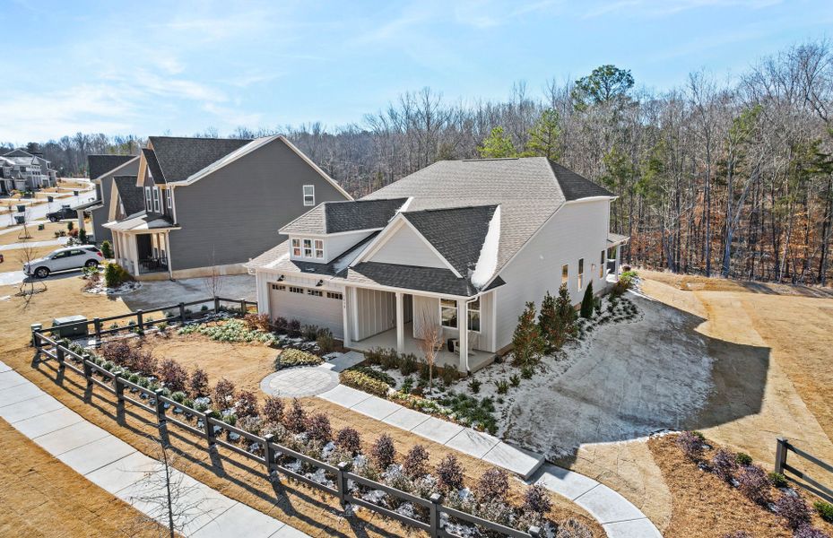 Representative exterior photo of a completed home built from the Mystique by Pulte Homes in Forest Creek, Waxhaw, NC (Image 34).