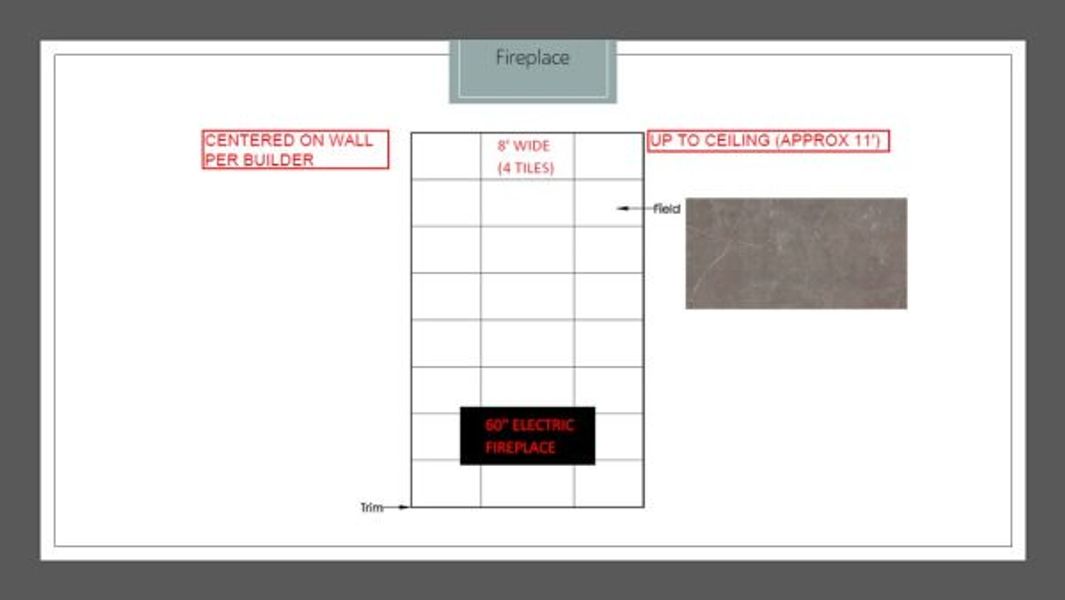 Sample of building materials used in homes in Rio Vista at Kelly Ranch, Aledo (Image 30).