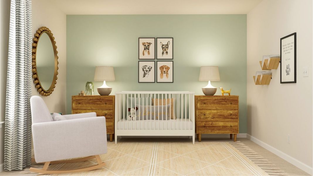 Representative furnished interior of a home built from the Elm by Lennar in Elizabeth: Arbor, Fort Mill (Image 30).