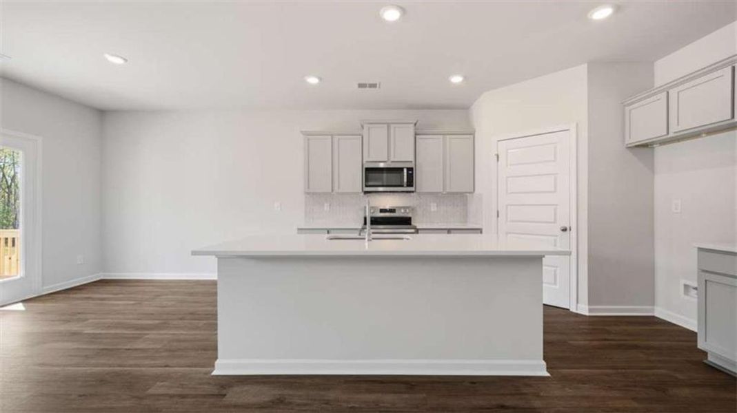 Furnished interior view inside a new home in The Preserve at Agricultural Village, Perry (Image 3).