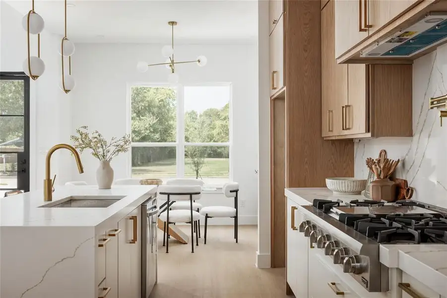 Furnished interior view inside a new home in , Dallas (Image 13). Furnished interior view inside a new home in , Dallas (Image 13).