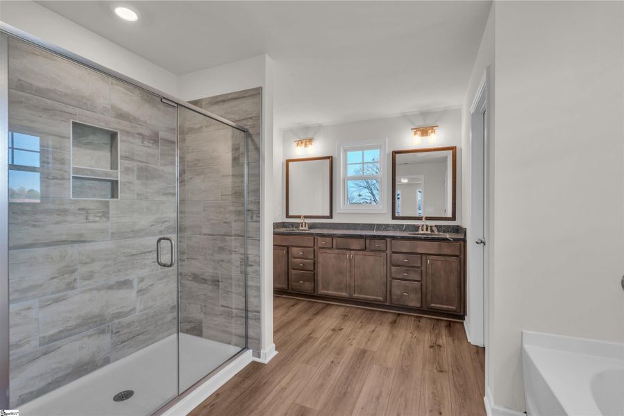 Furnished interior view inside a new home in Halton Oaks, Spartanburg (Image 9).