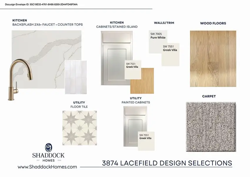 Sample of building materials used in homes in Fields - 50' Lots, Frisco (Image 3).