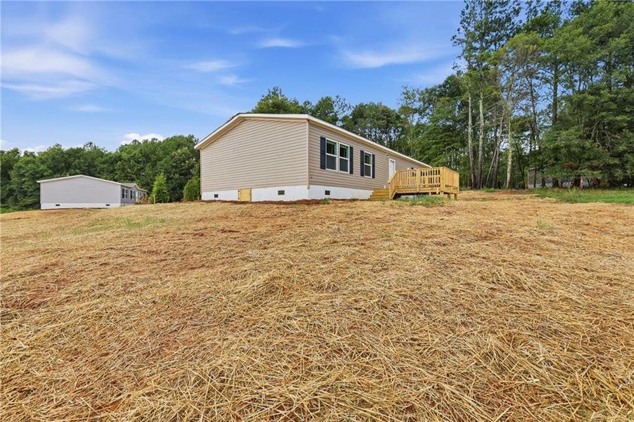 Exterior details and patio area of a home in , Demorest (Image 18). Exterior details and patio area of a home in , Demorest (Image 18).