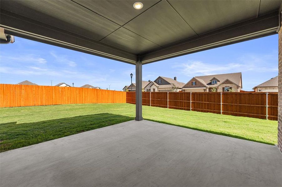 Exterior details and patio area of a home in Morningstar, Aledo (Image 18). Exterior details and patio area of a home in Morningstar, Aledo (Image 18).