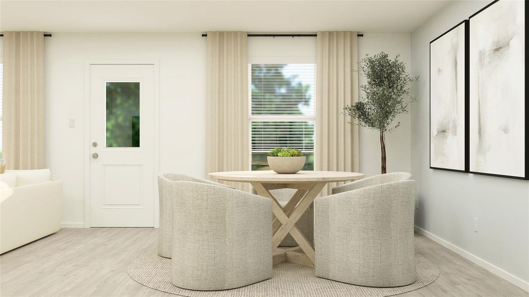 Furnished interior view inside a new home in Synova, Crosby (Image 11).