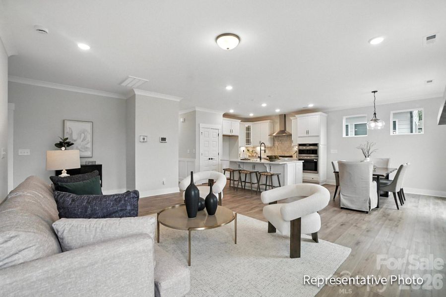 Furnished interior view inside a new home in Ashton Park, Monroe (Image 12).