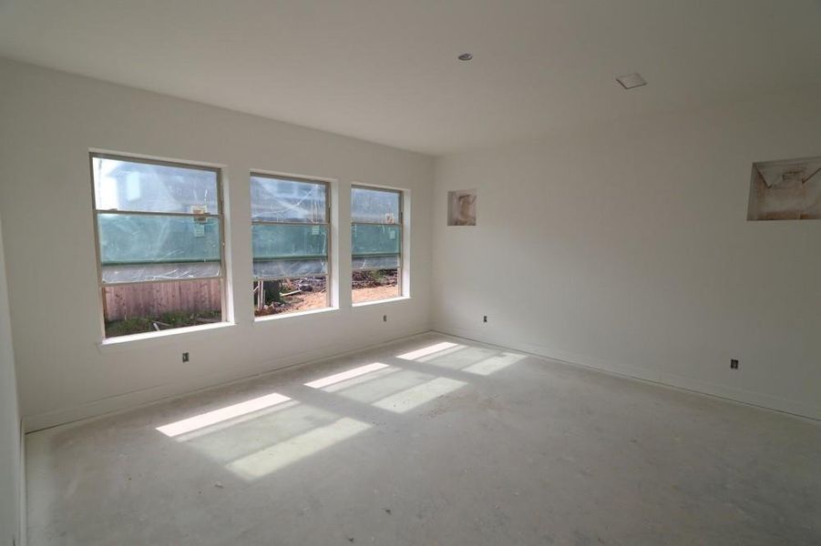 In-progress construction of a new home in Meridiana 55' Homesites, Manvel, TX (Image 31).