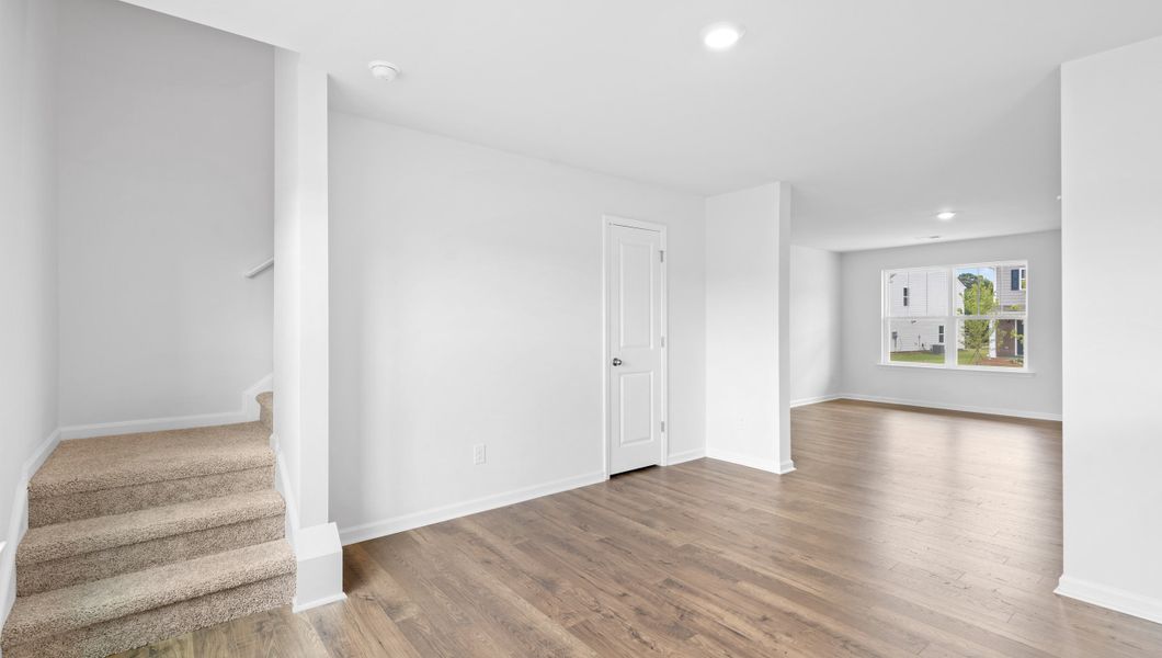 Representative unfurnished interior of a home built from the BRANDON by D.R. Horton in Harrier Point, Woodruff (Image 15).