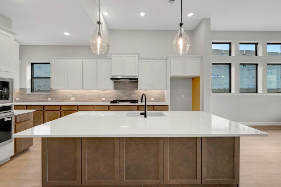 Furnished interior view inside a new home in Pomona 45' Homesites, Manvel (Image 18).