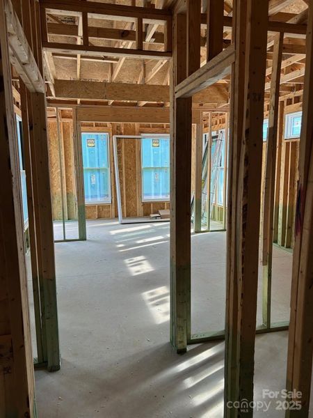 In-progress construction of a new home in The Courtyards at Hodges Farm, Charlotte, NC (Image 4).