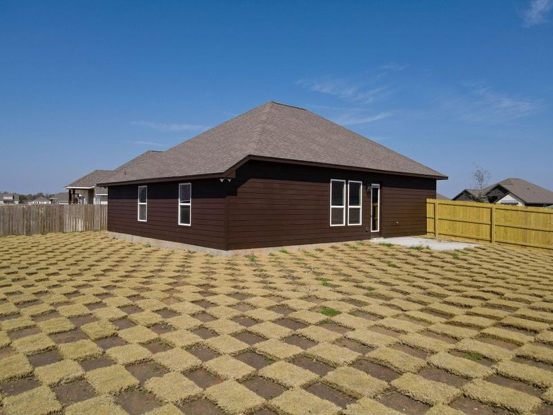 Exterior details and patio area of a home in , Snook (Image 3).