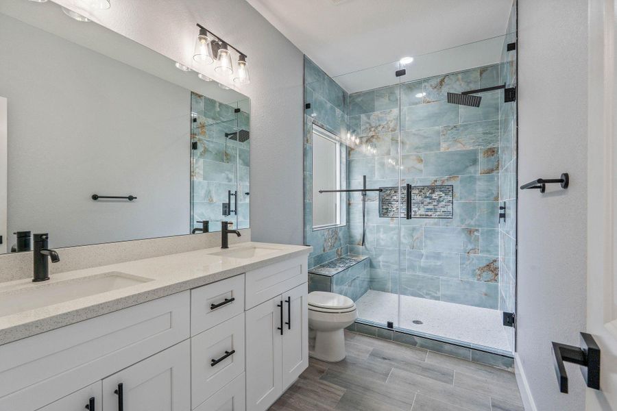 Furnished interior view inside a new home in , Willis (Image 11).