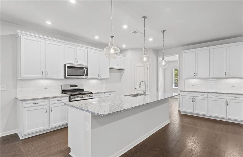 Furnished interior view inside a new home in Watermist at Mirror Lake, Villa Rica (Image 10).