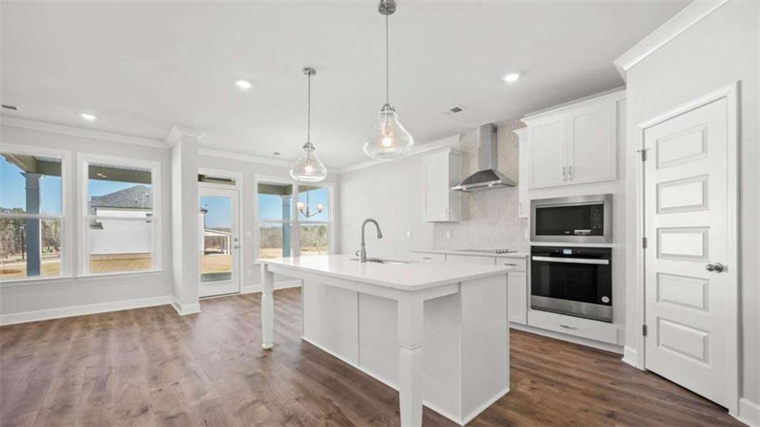 Furnished interior view inside a new home in Evergreen Crossing, Locust Grove (Image 4).
