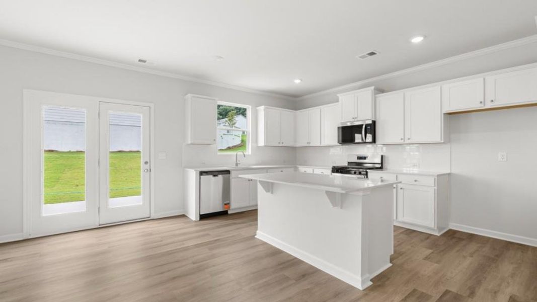 Furnished interior view inside a new home in Liberty Crossing, Braselton (Image 13).