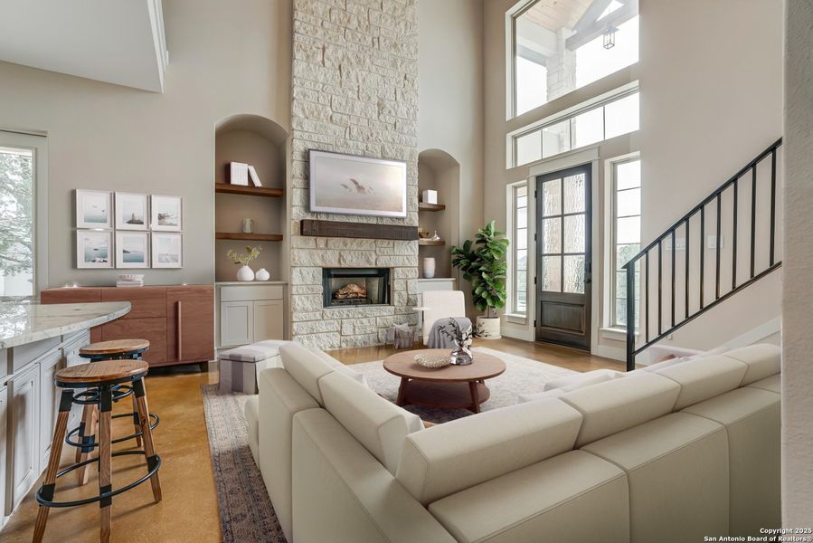 Furnished interior view inside a new home in , Canyon Lake (Image 11). Furnished interior view inside a new home in , Canyon Lake (Image 11).