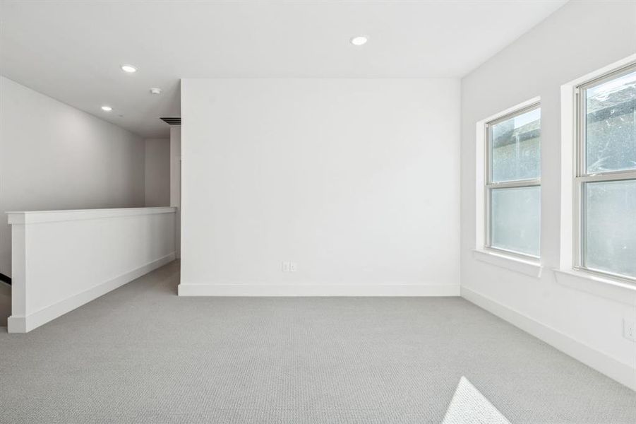 Small loft upstairs.