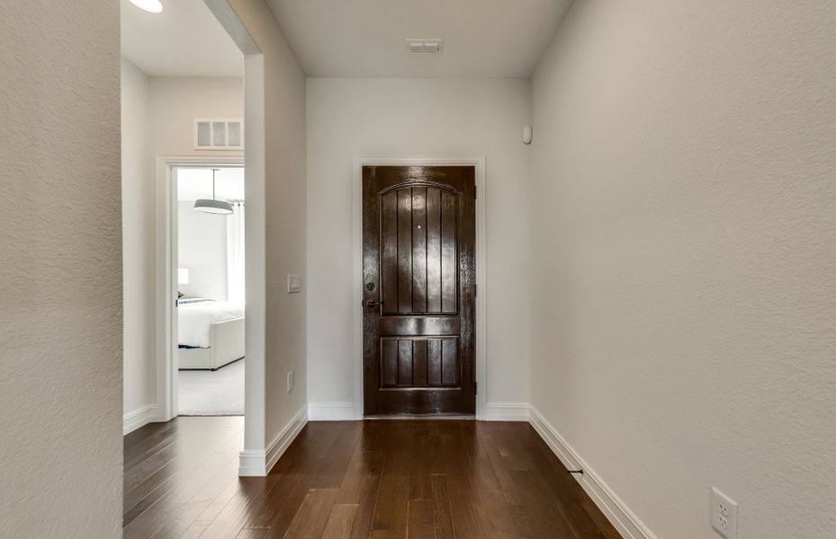 Welcoming and open entryway into home