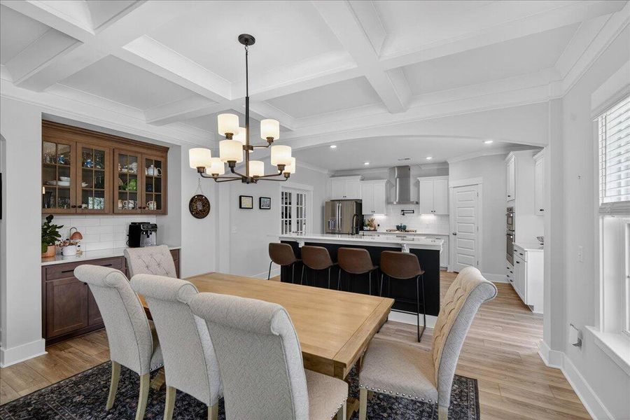 Furnished interior view inside a new home in Hewing Farms, Summerville (Image 7).