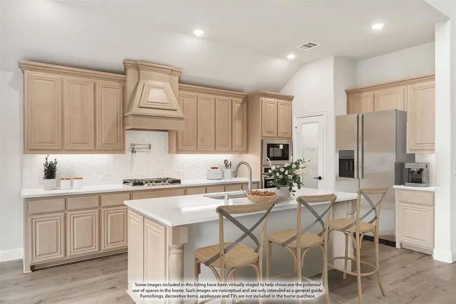 Furnished interior view inside a new home in Waterscape Classic 50s, Royse City (Image 7).