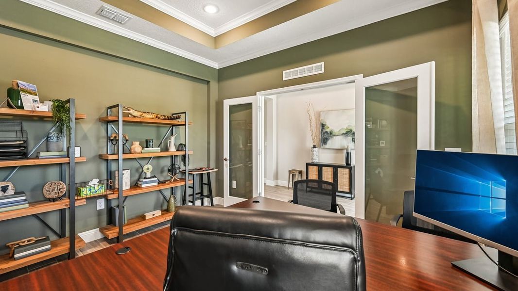 Furnished interior view inside a new home in Vero Lake Estates, Vero Beach (Image 10).