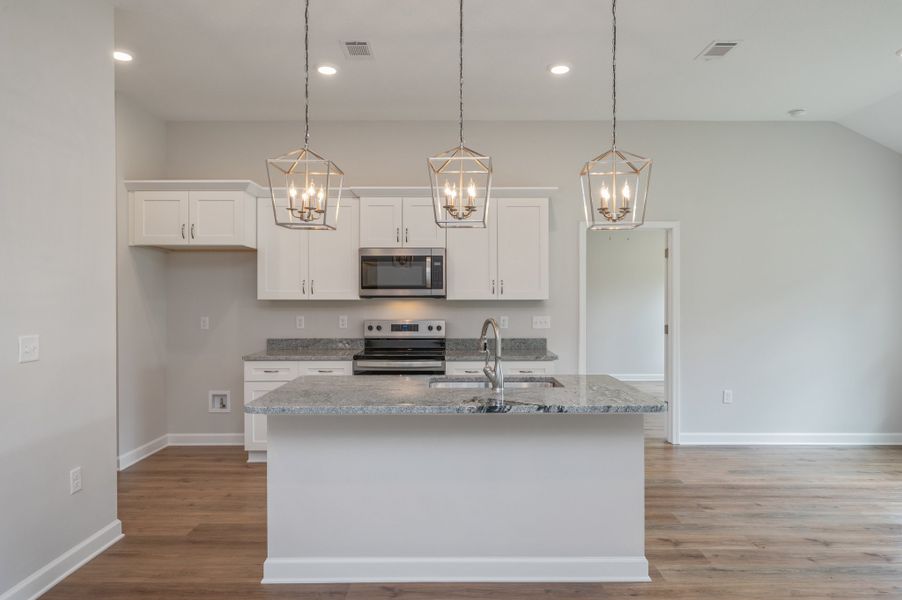 Furnished interior view inside a new home in Barton's Bend, Crestview (Image 5). Furnished interior view inside a new home in Barton's Bend, Crestview (Image 5).