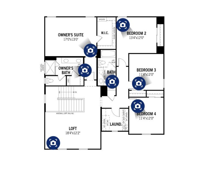 2D floor plan layout of this home in Pinnacle at San Tan Heights, San Tan Valley, AZ (Image 2). 2D floor plan layout of this home in Pinnacle at San Tan Heights, San Tan Valley, AZ (Image 2).