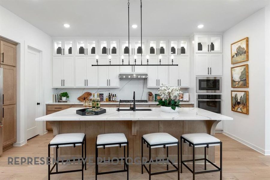 Furnished interior view inside a new home in Landmark, Denton (Image 7).