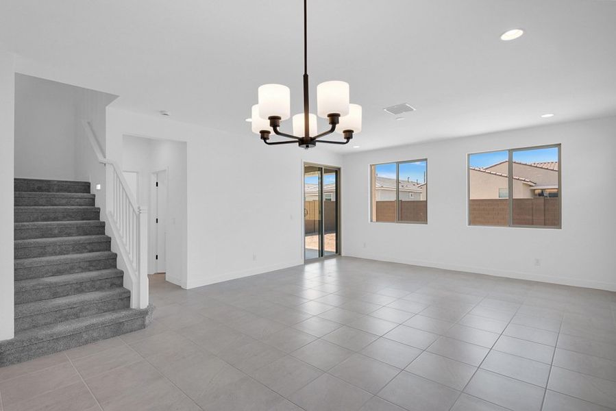 Representative unfurnished interior of a home built from the Winsor by Taylor Morrison in Stonehaven Discovery Collection, Glendale (Image 18).