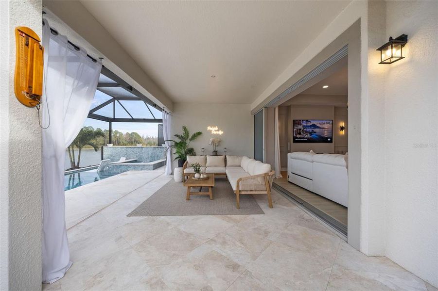Exterior details and patio area of a home in , Wesley Chapel (Image 46). Exterior details and patio area of a home in , Wesley Chapel (Image 46).