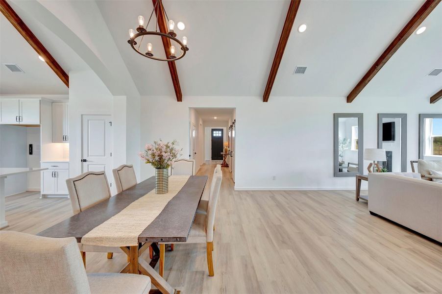 Furnished interior view inside a new home in Lakeview, Waller (Image 12). Furnished interior view inside a new home in Lakeview, Waller (Image 12).