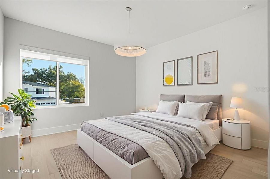 Furnished interior view inside a new home in , Tampa (Image 45).