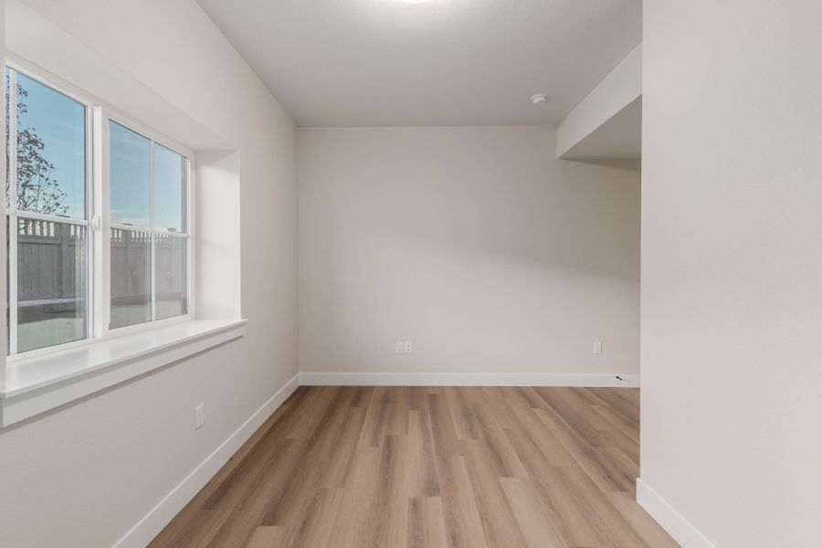 Representative unfurnished interior of a home built from the Luxe by Scott Felder Homes in Westerly, Erie (Image 45).