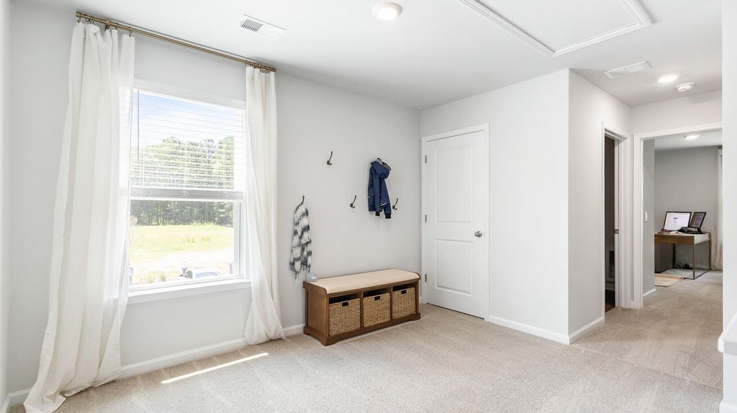 Furnished interior view inside a new home in Hillcrest, Ravenel (Image 15). Furnished interior view inside a new home in Hillcrest, Ravenel (Image 15).