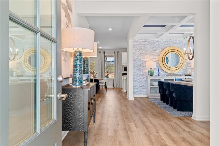 Furnished interior view inside a new home in Bowers Farm, McDonough (Image 22).