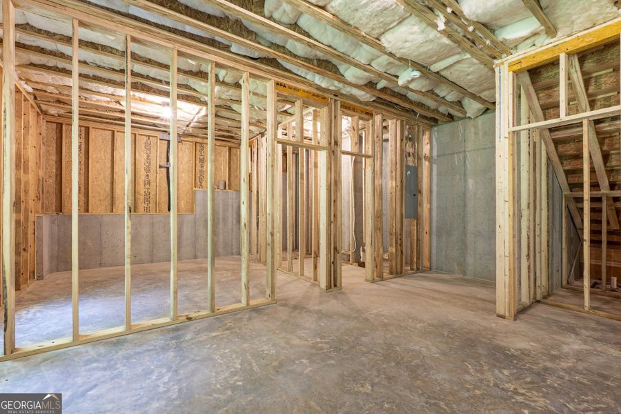 In-progress construction of a new home in Juliette Crossing, Forsyth, GA (Image 106).