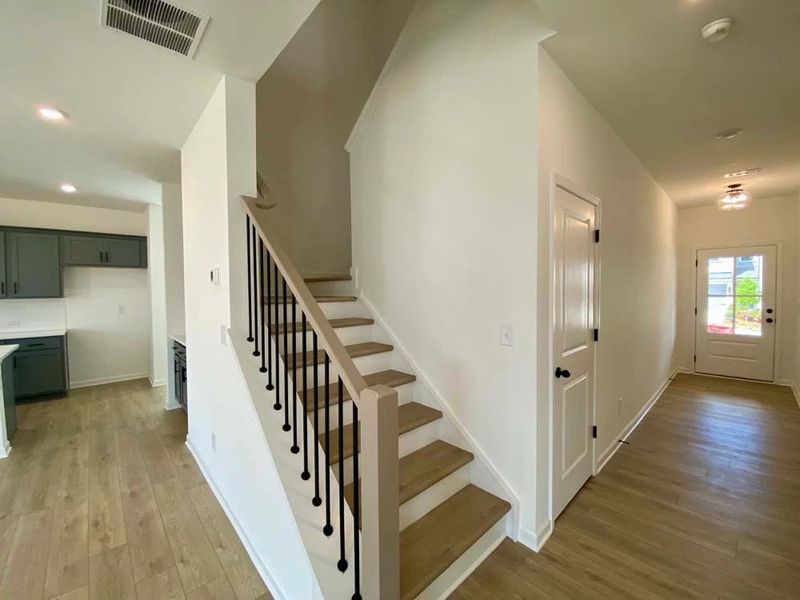 Sample Photo: Stairs to Second Floor