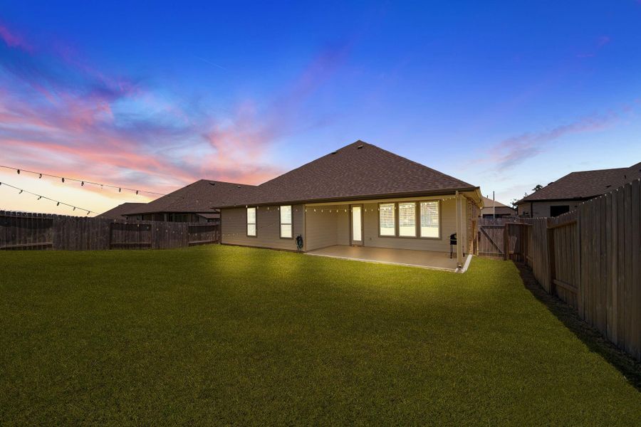 This is the backyard where friends gather and memories are made; the only thing missing is you!