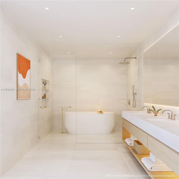 Furnished interior view inside a new home in , Miami (Image 7). Furnished interior view inside a new home in , Miami (Image 7).