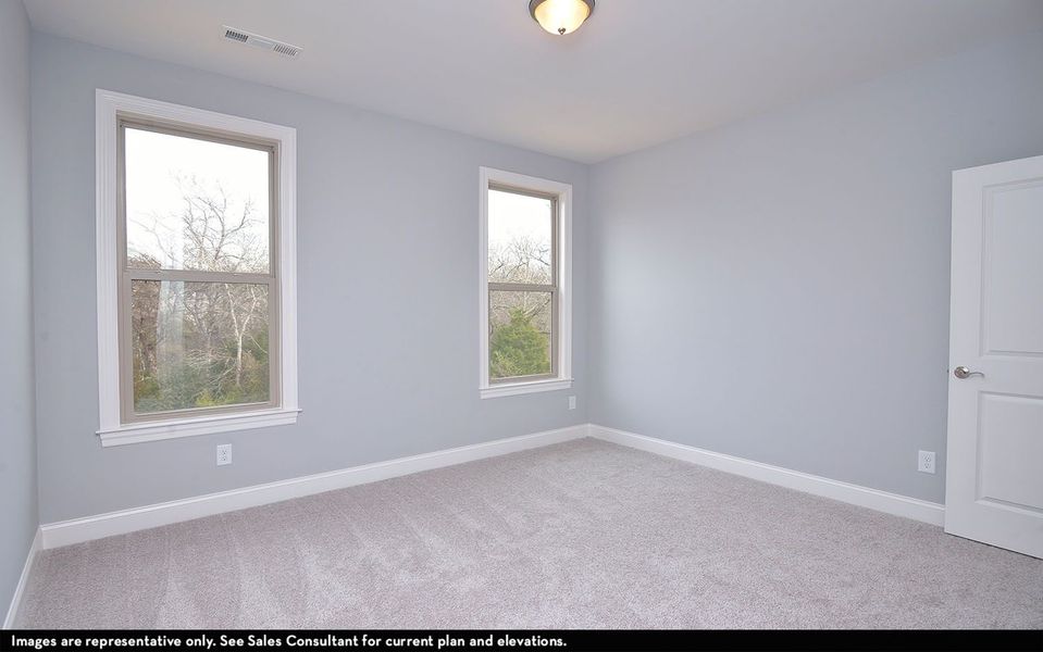 Representative unfurnished interior of a home built from the Augusta II by CastleRock Communities in Belvoir, Fairview (Image 24).