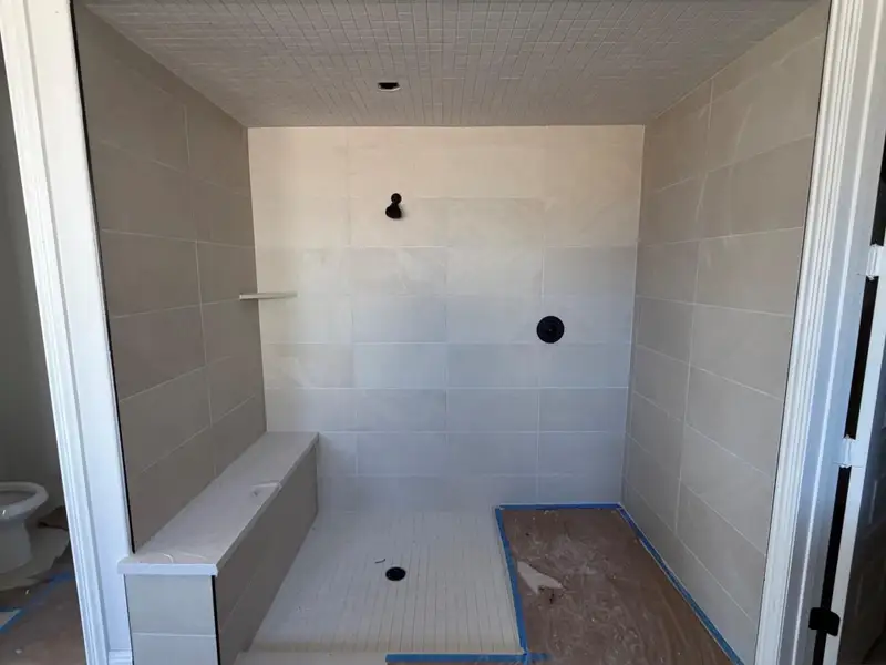 In-progress construction of a new home in Hawkes Landing, Leander, TX (Image 9).