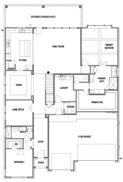 2D floor plan layout of this home in Blackhawk, Pflugerville, TX (Image 2). 2D floor plan layout of this home in Blackhawk, Pflugerville, TX (Image 2).