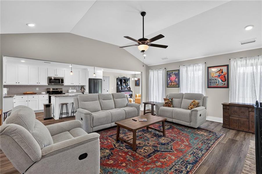 Furnished interior view inside a new home in , Winder (Image 10).